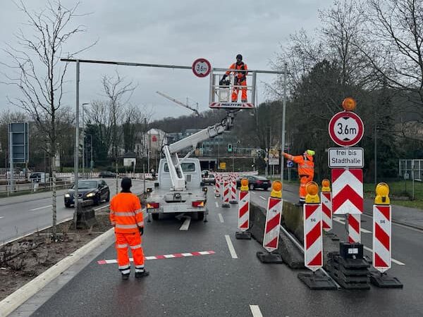 baustellenmarkierung